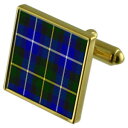 【送料無料】メンズアクセサリ— タータンチェックゴールドカフリンクスtartan clan macneil2 gold cufflinks in e...