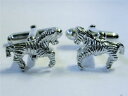 【送料無料】メンズアクセサリ—　novelty mens cufflinks zebra solidcufflinks giftsetnovelty mens cufflinks zebra solid silver cufflinks gift set