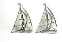 【送料無料】メンズアクセサリ—　ヨットシロメカフスリンクquantity discountsailing yacht large pewter cufflinks gift boxed or pouched quantity discount