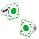 【送料無料】メンズアクセサリ- コミックシンボルカフスボタンdc comics green lantern symbol silver plated cufflinks icial boxed
