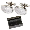 【送料無料】メンズアクセサリ- カフスボタンクリスマスプレゼントi love daddydad cufflinks christmas or birthday gift