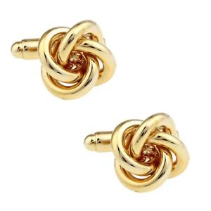 【送料無料】メンズアクセサリ— メンズレディースシャツカフスボタンゴールドノットmens ladies luxury shirt cufflinks...