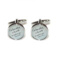 【送料無料】メンズアクセサリ- シェイクスピアロマンチックボックス×デザインカフリンクスshakespeare romantic quote design cufflinks in a cufflink box x2boc115