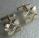 yzYANZT?@re[WYJtNXgcufflinks vintage mens cuff links 1970s mod goldtone metal retro