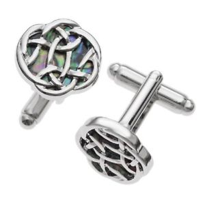 【送料無料】メンズアクセサリ—　シルバーカフスボタンセルティッククリスマスsilver cufflinks celtic infinity men boys birthday fathers day christmas gift