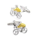 【送料無料】メンズアクセサリ— ジャージツールドフランスサイクリングスポーツカフスボタンカフバイクベストセラーyellow jersey tour ...