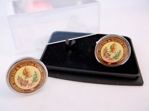 【送料無料】メンズアクセサリ—　ロンドンミッドランドスコットランドバッジメンズカフスボタンカフリンクスlms london midland amp; scottish railway badge mens cufflinks cuff links gift