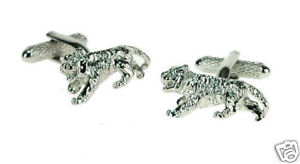 ̵ۥ󥺥—եbox 12105եtiger cuff links in a silver finish cufflinks in box 12105