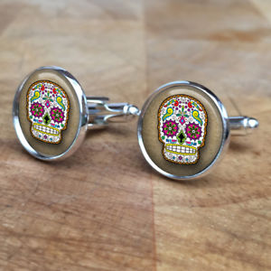 sugar skulls 20mm cufflinks cuff links20mmカフスリンクカフスリンク※注意※NYからの配送になりますので2週間前後お時間をいただきます。人気の商品は在庫が無い場合がございます。ご了承くださいませ。サイズの種類の商品は購入時の備考欄にご希望のサイズをご記載ください。　携帯メールでの登録ですと楽天からのメールが届かない場合がございます。