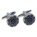 【送料無料】メンズアクセサリ—　1x2boc180カフスリンクmandala design number 1 cufflinks presented in a box x2boc180