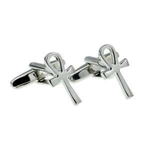 【送料無料】メンズアクセサリ—　ボックスカフスボタンキーankh key of life cufflinks presented in a cufflink box x2aj190