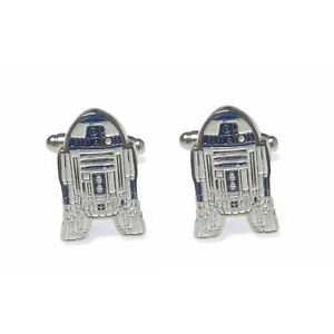 【送料無料】メンズアクセサリ—　カフスボタンジェダイr2d2 star wars cufflinks present gift the force awakens jedi novelty uk