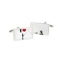 【送料無料】メンズアクセサリ- カフスボタンボックス×i love fishing image cufflinks presented in a cufflink box x2bocr147