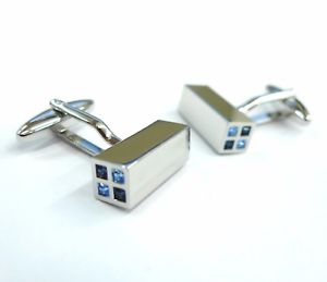 【送料無料】メンズアクセサリ—　チューブカフスボタンバラカフリンクblue crystals tube cufflinks rose cuff links stone 062 gemelos 70 for 7 items