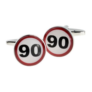 【送料無料】メンズアクセサリ— カフスボタン×90 mph road sign birthday age cufflinks x2boc063 【送料無料】メンズアクセサリ— カフスボタン×90 mph road sign birthday age cufflinks x2boc063
