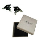 メンズアクセサリ—　カフスボタンオニキスアートボックスオンmens graduation hat graduate cufflinks amp; gift box by onyx art