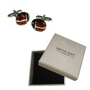 【送料無料】メンズアクセサリ- メンズバグカフスボタンオニキスアートボックスオンmens ladybird insect bug cufflinks amp; gift box by onyx art