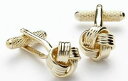 【送料無料】メンズアクセサリ- ゴールドラブカフスボタンカフリンクスgold love knot dress cufflinks cuff links 9710