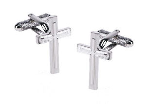 【送料無料】メンズアクセサリ—　カフリンクスボックスクロスカフリンクcrucifix cufflinks religious cross cuff links in gift box 15870