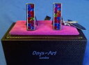 【送料無料】メンズアクセサリ- セットカラフルクリスタルメンズcufflink set stunning multicoloured crystal settings ideal mens gift ccc68