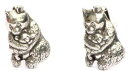 【送料無料】メンズアクセサリ- パンダカフスリンクシロメquantity discountpanda cufflinks pewter uk hand made gift boxed or pouched quantity discount