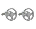 【送料無料】メンズアクセサリ—　オニキスアートボックスステアリングホイールカフリンクスcar steering wheel cufflinks in onyx art cufflink box