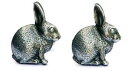 【送料無料】メンズアクセサリ- ウサギボックスカフリンクスピューターハンドメイドrabbit cufflinks pewter hand made in uk gift boxed or pouched quantity discount