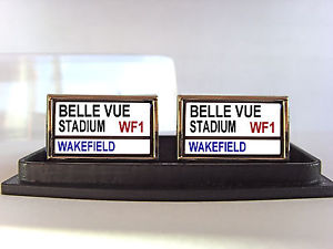 【送料無料】メンズアクセサリ—　wakefield wildcats street sign mens cufflinks giftwakefield wildcats street sign mens cufflinks gift