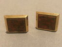 【送料無料】メンズアクセサリ- ヴィンテージクオーツカフリンクスクールゴールドトーンスクエアデザインcool vintage quartz cufflinks gold tone, square dapper design gents, vtg
