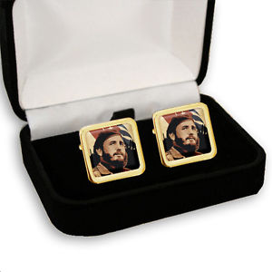 【送料無料】メンズアクセサリ—　フィデルカストロキューバメンズカフスボタンボックスfidel castro cuba men’s cufflinks gift box engraving