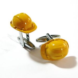 【送料無料】メンズアクセサリ—　カフスボタンカフリンクエンジニアsafety hat cufflinks architect cuff links engineer gemelos 70 for 7 items