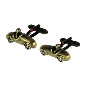 【送料無料】メンズアクセサリ—　ロンドンノベルティカフスボタンビンテージレーシングカーonyxart london novelty cufflinks vintage racing car