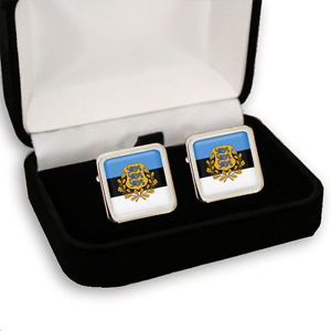 【送料無料】メンズアクセサリ— エストニアメンズカフスボタンタイスライドセットエストニアコートestonia estonian flag coat ...