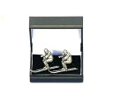 【送料無料】メンズアクセサリ—　ウインタースポーツアルプスカフスリンクスキーヤースキーskiing cufflinks skier on skies winter sports alpine gift