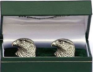 【送料無料】メンズアクセサリ—　ファルコンヘッドホークエースクリスマスカフリンクスfalcon head hawk cufflinks ace christmas falconry gift