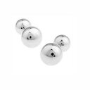 【送料無料】メンズアクセサリ— mensカフスリンクボールリターンユニークmens ladies luxury stud cufflinks sil...
