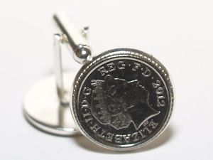 【送料無料】メンズアクセサリ—　カフスボタンカフスボタンブロンズ8th wedding anniversary cufflinks..