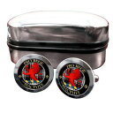 【送料無料】メンズアクセサリ—　スコットランドバッジカフスボタンボックスmacphee ancient scottish clan crest badge cufflinks amp; box