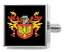 【送料無料】メンズアクセサリ—　イギリスカフスボタンボックスashbridge england heraldry crest sterling silver cufflinks engraved box