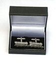 【送料無料】メンズアクセサリ- ピューターカフスボタンボックスsteam train pewter cufflinks ideal mens train driver gift boxed