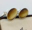 【送料無料】メンズアクセサリ—　ビンテージガラスカフリンクスvintage 1970s light brown cats eye glass oval silver plated cufflinks