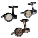 yzYANZT?@p[\iCYJtNXv[gpersonalised engraved metal initial cufflinks perfect birthday gift for him