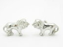 yzYANZT?@v`iJX^nhChCIfUCJtX{^uC_platinum sterling silver custom hand made 3d lion design cufflinks bridal gift