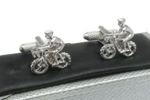 【送料無料】メンズアクセサリ—　オニキスアートボックスレーシングバイクシャツカフスボタンサイクリ..