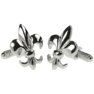 【送料無料】メンズアクセサリ—　オニキスアートボックスシャツカフリンクスfleur de lis shirt cufflinks in onyx art cufflink box