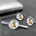 【送料無料】メンズアクセサリ— カフリンクスラブタイボックススライドクリップセットlove from the dog cufflinks amp; ...