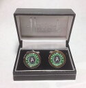 【送料無料】メンズアクセサリ—　スタートレックコーヒーシルバーハロッズボックスカフリンクスstar trek, starfleet cee silver amp; gold plated cufflinks in harrods box