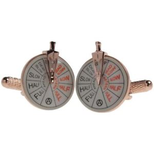 【送料無料】メンズアクセサリ—　ボートオニキスアートボックスローズゴールドカフリンクスnautical bo..