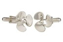 【送料無料】メンズアクセサリ- オニキスアートボックスボートプロペラカフリンクスship boat propeller cufflinks in onyx art cufflink box