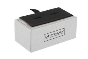 【送料無料】メンズアクセサリ— シマメノウカフスリンクボックスウイスキーグラスカフスリンクwhisky glass cufflinks for men presented in onyx art cufflink gift box